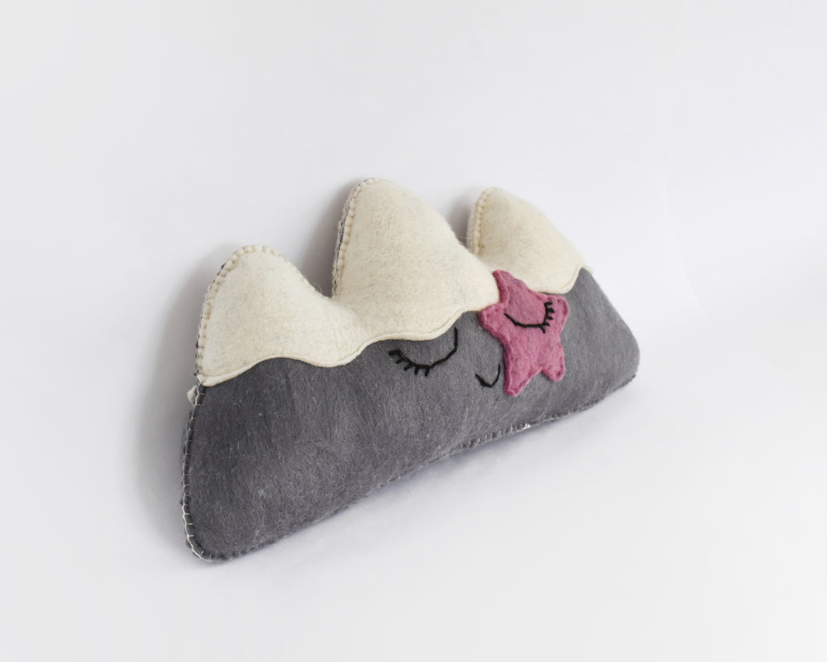Rock Star Mountain Pillow