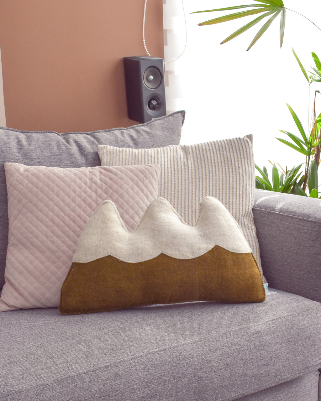 Almohada montaña clásica
