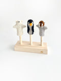 Finger Puppets: Arctic + Puppet Stand