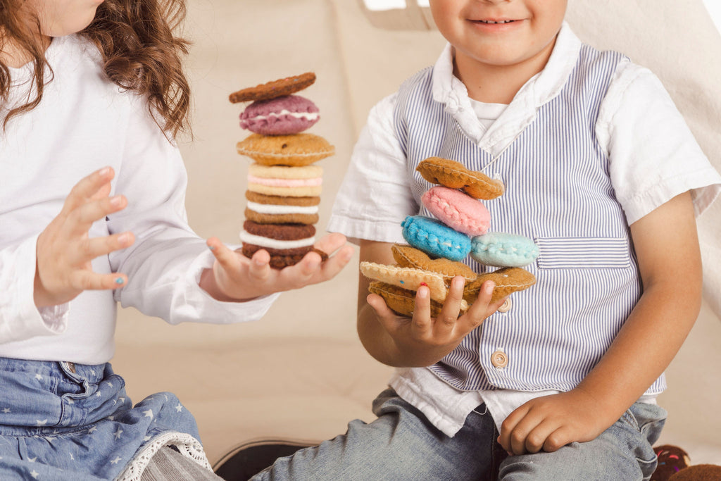 Juego de galletas y té