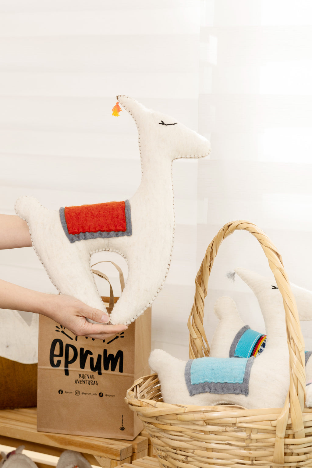 XL Plush Llamita - Artisan Wool Felt
