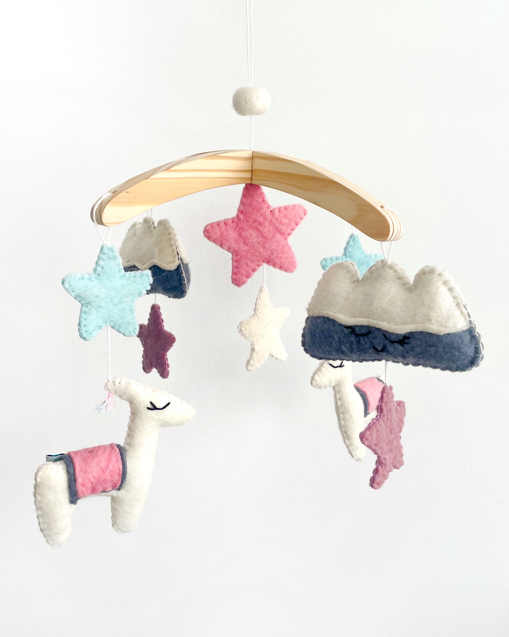 Móvil Llamitas y Estrellas