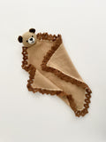 Teddy Bear Lovey Security Blanket