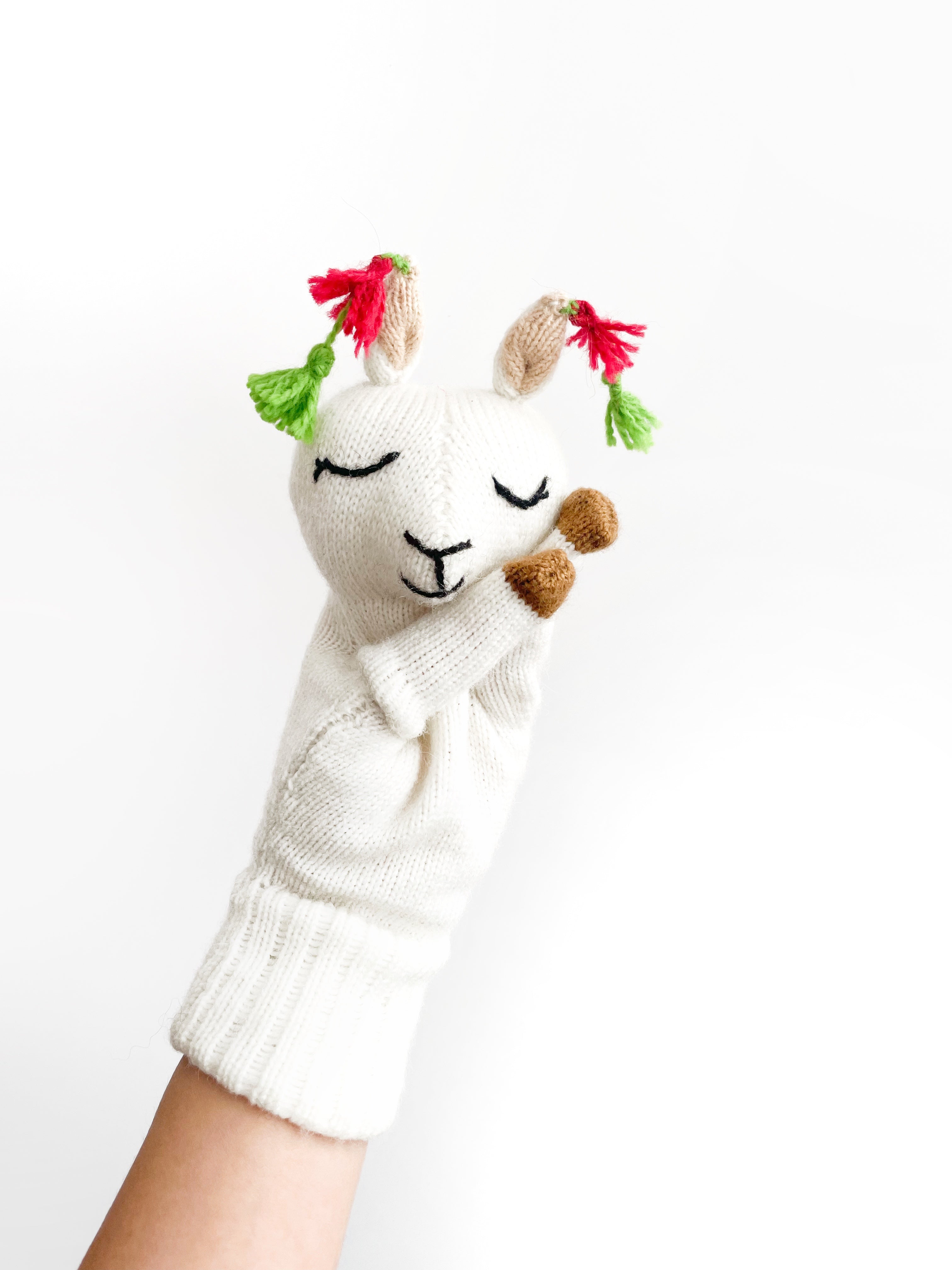 Títere de mano: Llamita