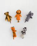Títeres de dedo: Set Animales de la Selva